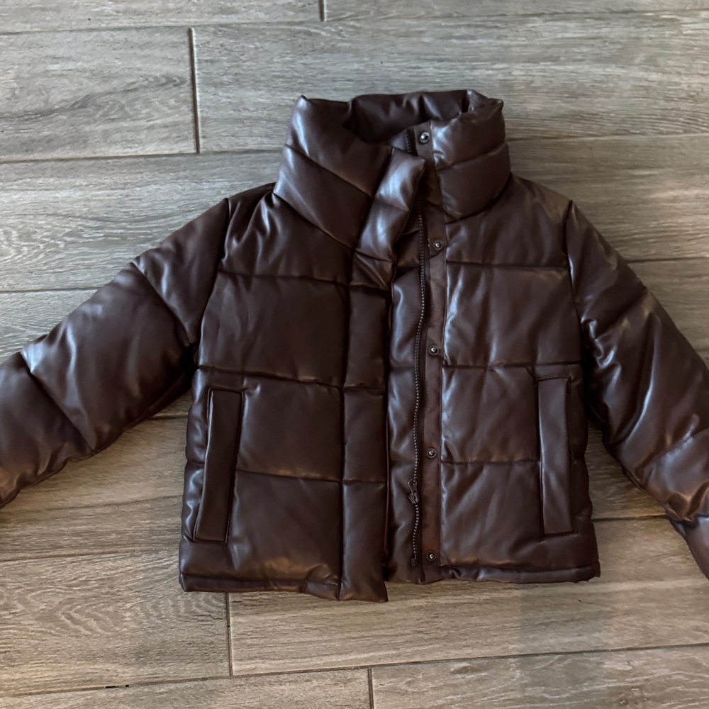 Alya  Chocolate Puffer Jacket
